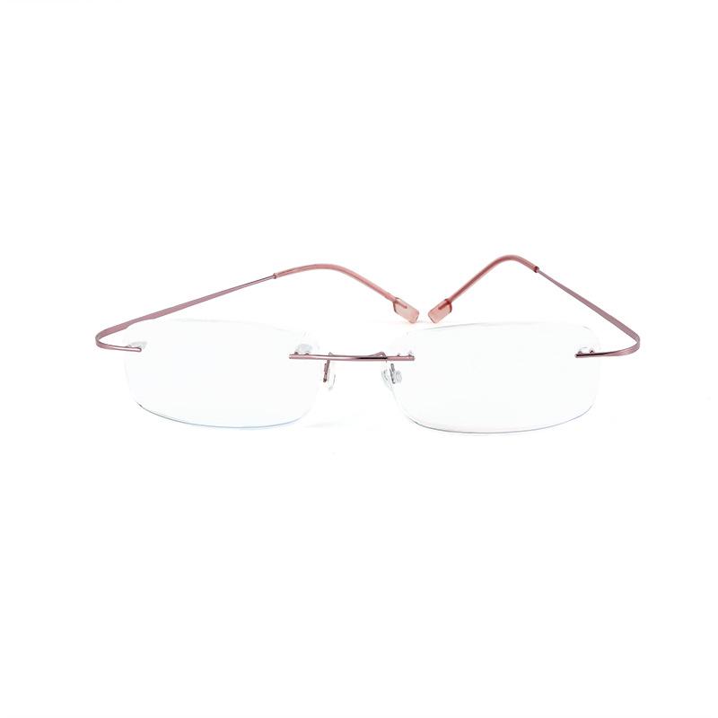 

Ультралегкие безрамочные очки для чтения для мужчин и женщин - Стильный, высококлассный дизайн для пользователей среднего и пожилого возраста +175 розовый