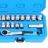 17x Mechanics Tool, Socket Ratchet Wrench Set Storage Case Organizer Extension Bar Drill Bit