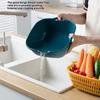 Kitchen Sink Multi-functional Double-layer Strainer for Fruits and Vegetables Designed for Easy Washing