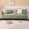 Sofa Cover Towel Milk Velvet Leaf Pattern Sofa Cover Nordic Style Dirt-resistant Couch Cover Washable Thickened Sofa Mat Winter