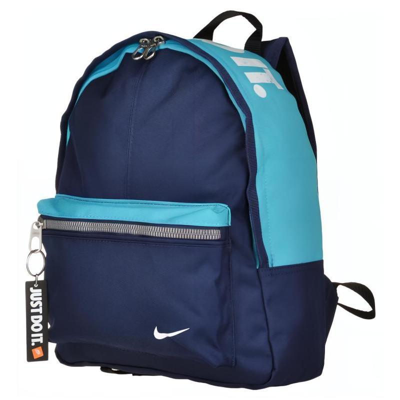Nike Polyester Backpack Regular Men's Deep Navy Blue Casual