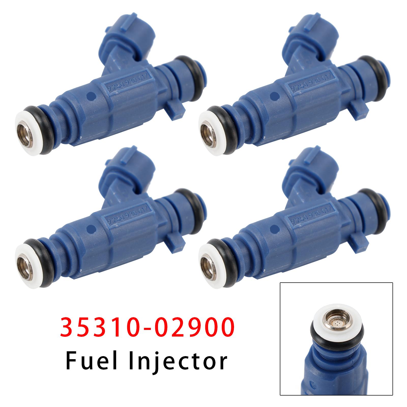 

4Pcs Fuel Injector For Hyundai i10 PA 1.1L Picanto SA 1.0L 1.1L 35310-02900