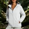 Women's Casual Zip Up Hooded Windbreaker Jacket Lightweight Outdoor Coat