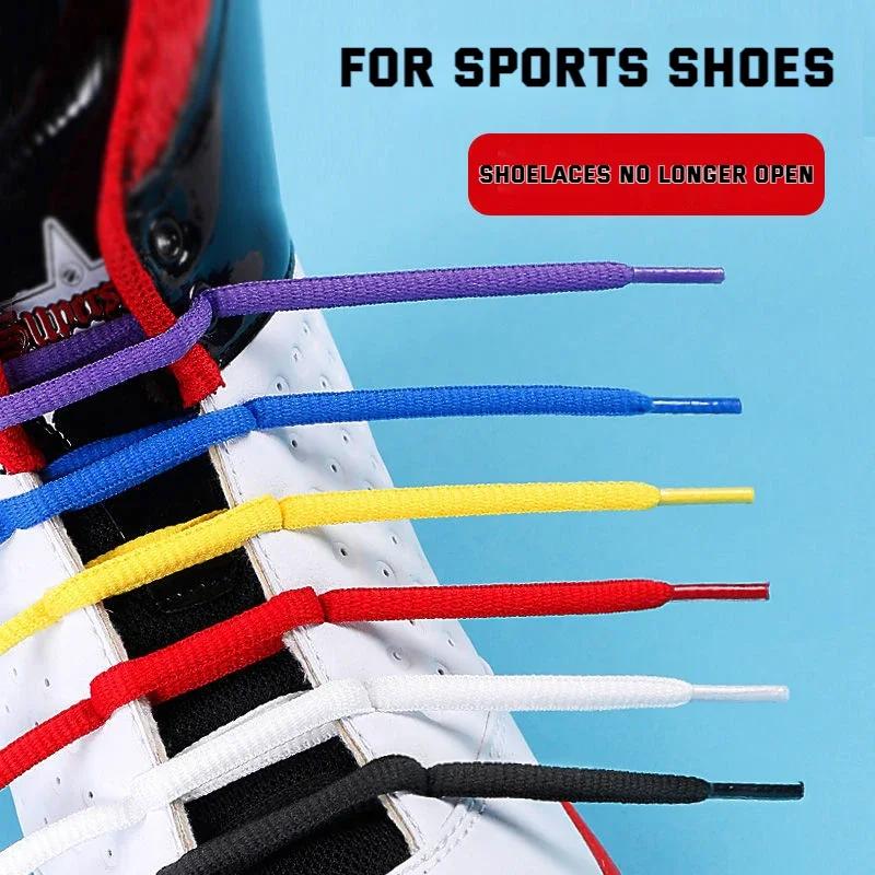 1 Paar runde Sportschuhbänder für Sport-/Laufschuhe Schnürsenkel Oval Oval 24 Farben Halb 100/120/140/160/180cm Schnürsenkel