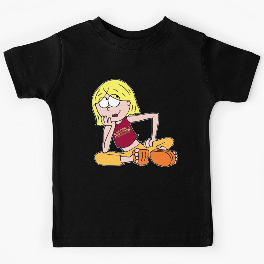 Lizzie wearing Loyola New Orleans Logo   Kids T-Shirt 150