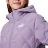 Puma Light Down Jackets Women's Light Purple Hooded Moderate 693541-64