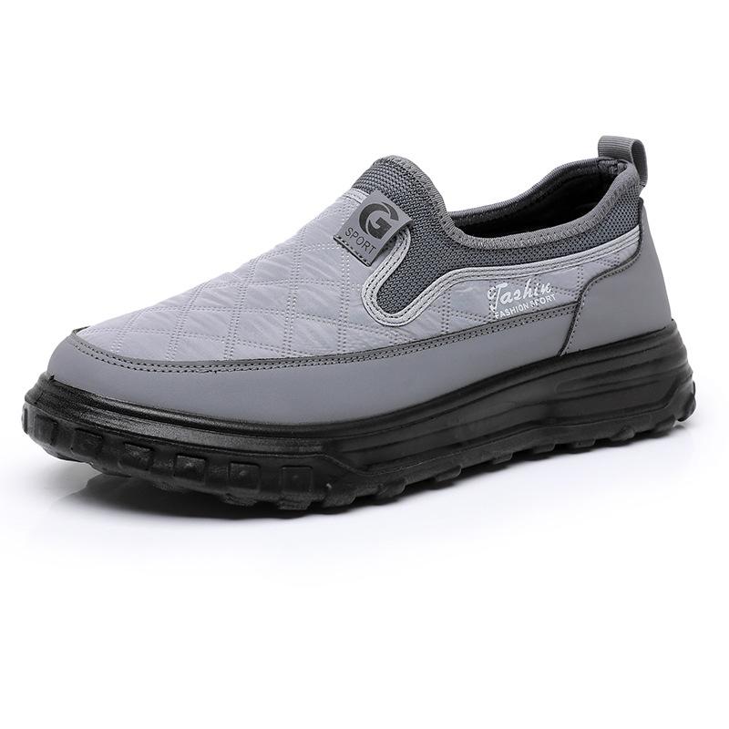 

Shoes men s spring and autumn new versatile men s shoes casual breathable wear-resistant round head lazy one pedal custom single shoes 38 сірий колір