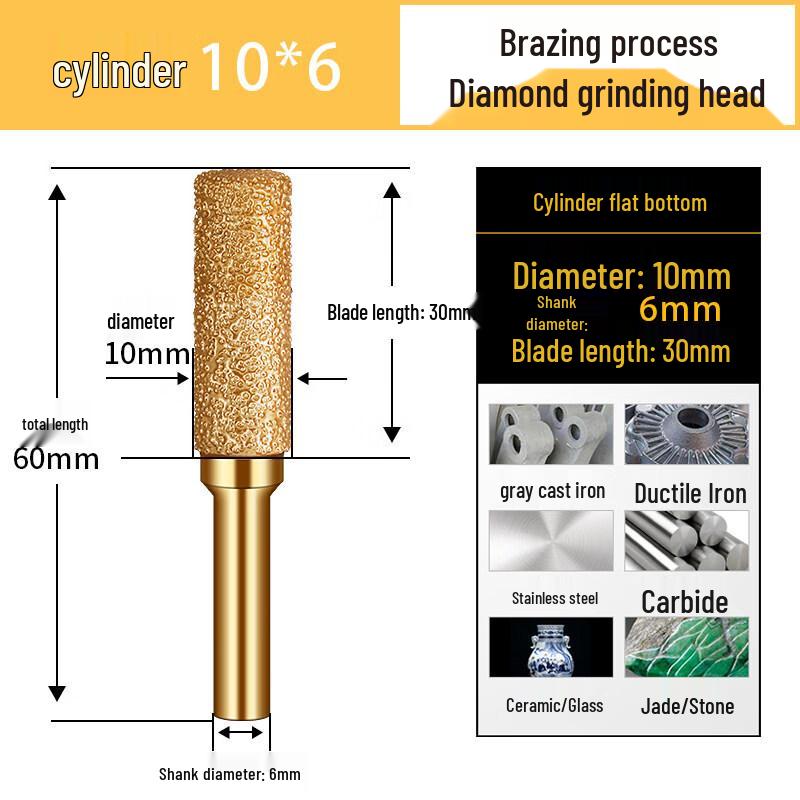 

Brazed Diamond Grinding Head
