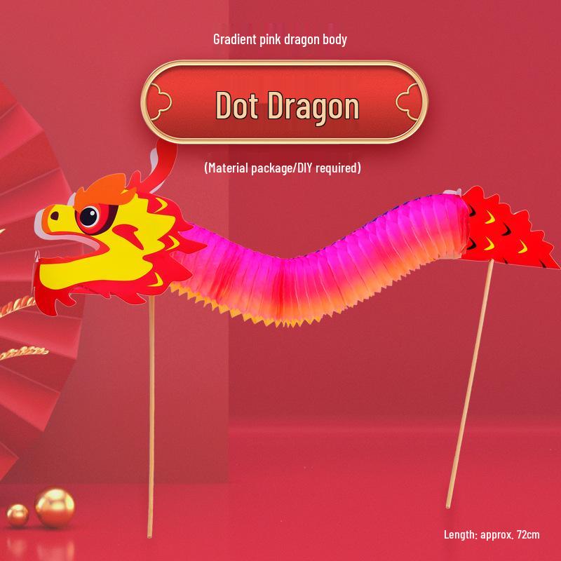 Year of the Horse Dragon Dance DIY Pull Flower Kit - Spring Festival Parent-Child Wedding Decor