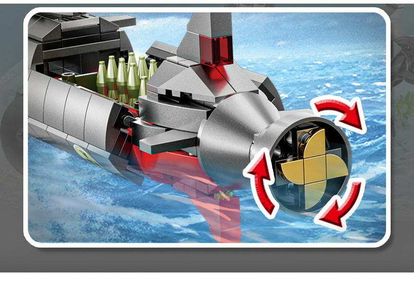 Children’s Educational Small Particle Aircraft Carrier Model Compatible with LEGO Building Blocks