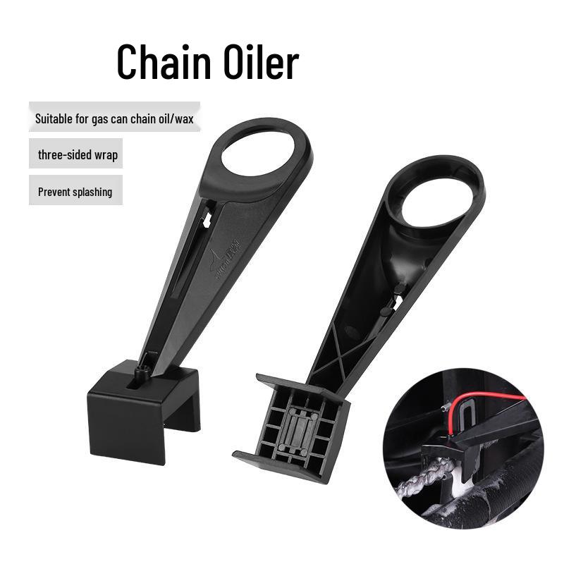 Motorcycle Chain Cleaning & Maintenance Kit: Anti-Splash Brush & Oiler