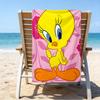 1pc Tweety1 Beach Towel, Beach and Seaside Swimming Pool Equipment, Fashion Pattern, Rectangular, Travel Essentials