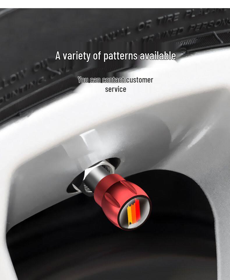 Universal Aluminum Alloy Tire Valve Stem Cap for BMW & Mercedes-Benz