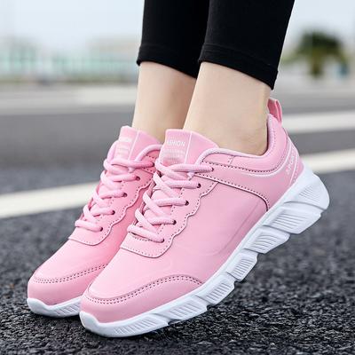 Student Leather Board Shoes Women'S Flat Bottom Casual Sports Shoes Korean Version Travel Shoes Trendy Single Shoes Soft Sole Shoes Large Size Shoes