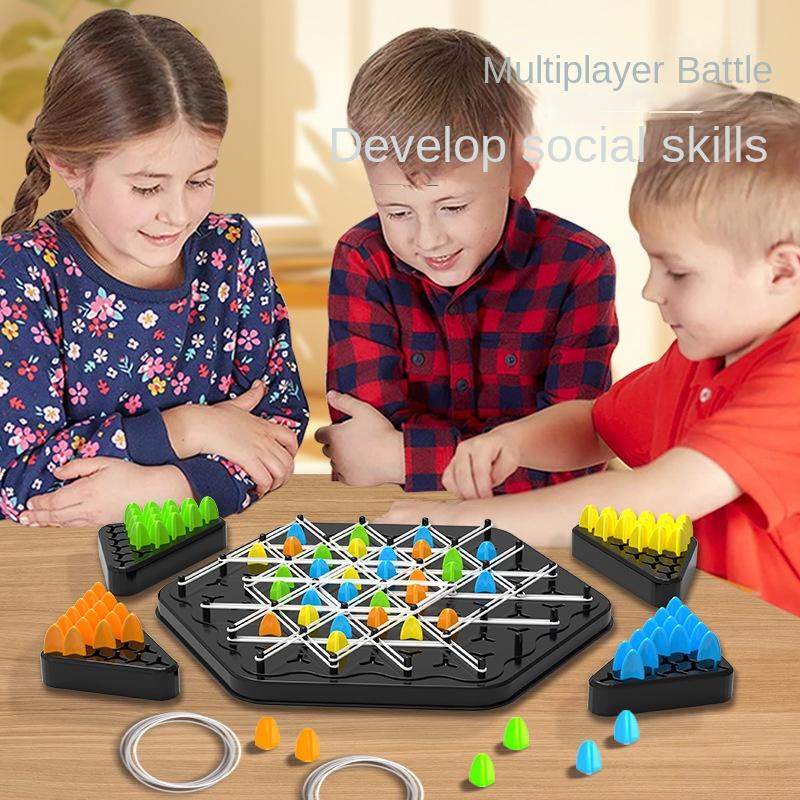 Non-Toxic Chain Triangle Chess Splendor Duel Board Game Strategy Game For Kids And Adults Fun Family Game Logic Chess Track Tables Game