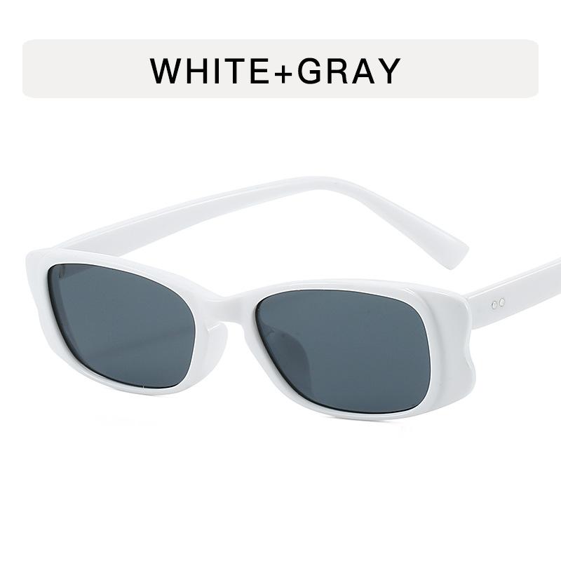 European American Style Woman Sun Glasses Rectangle Shape Anti-glare Sunglasses Men Driving Travelling Sunglasses