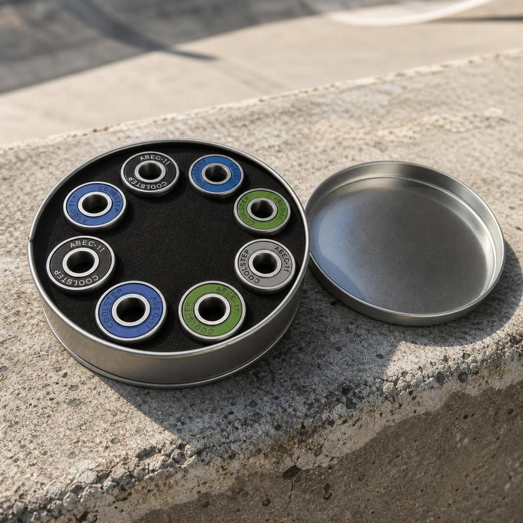 8 Pieces Skateboard Bearings ABEC-11 Bearing High Speed for Skaters