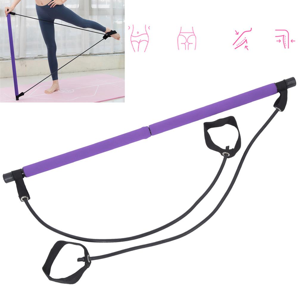 Multifunktionale Haushalts-Elastikstange Pilates-Stange Yoga-Zugseil Fitnessgerät