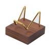 Walnut Base Ores Agate Rocks Home Decoraition Display Holder Mineral Stand Wood Support Base Rack