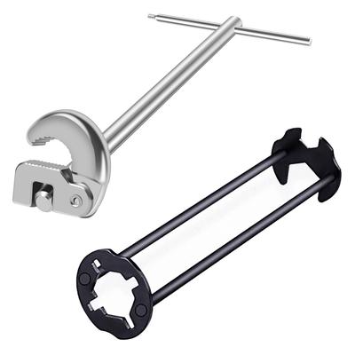 NABESHI Sink Wrench Tool Faucet Tool Set Faucet Wrench Faucet Spanner Wrench Spanner Repair Washroom Kitchen (A+B)