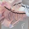 Girls lace mesh underwear breathable ladies sexy panties