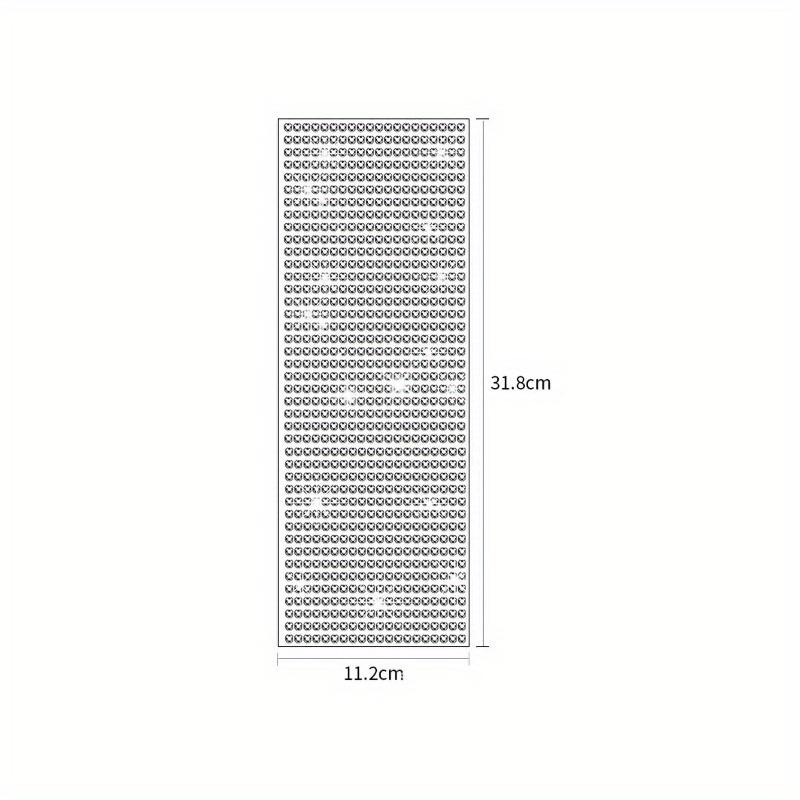 12pcs 4mm Self-adhesive White Rhinestone Sticker, Suitable for Car Interior Decoration Diy