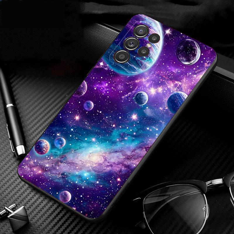 Universe Space Planet Phone Case For Samsung Galaxy S25 S24 S23 S22 S21 Ultra S24 S23 S22 S21 S25 Plus S24 S25 FE