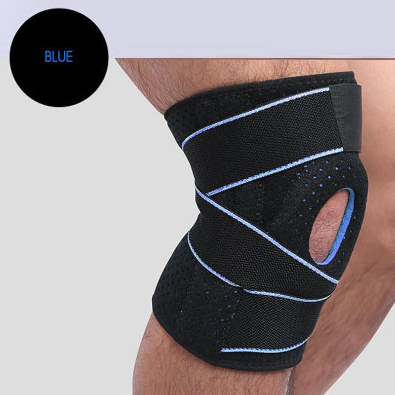 Sports Knee Pressure Strap Silicone Cold Running Basketball Mountaineering Meniscus Patella Protection Kneepads Sports
