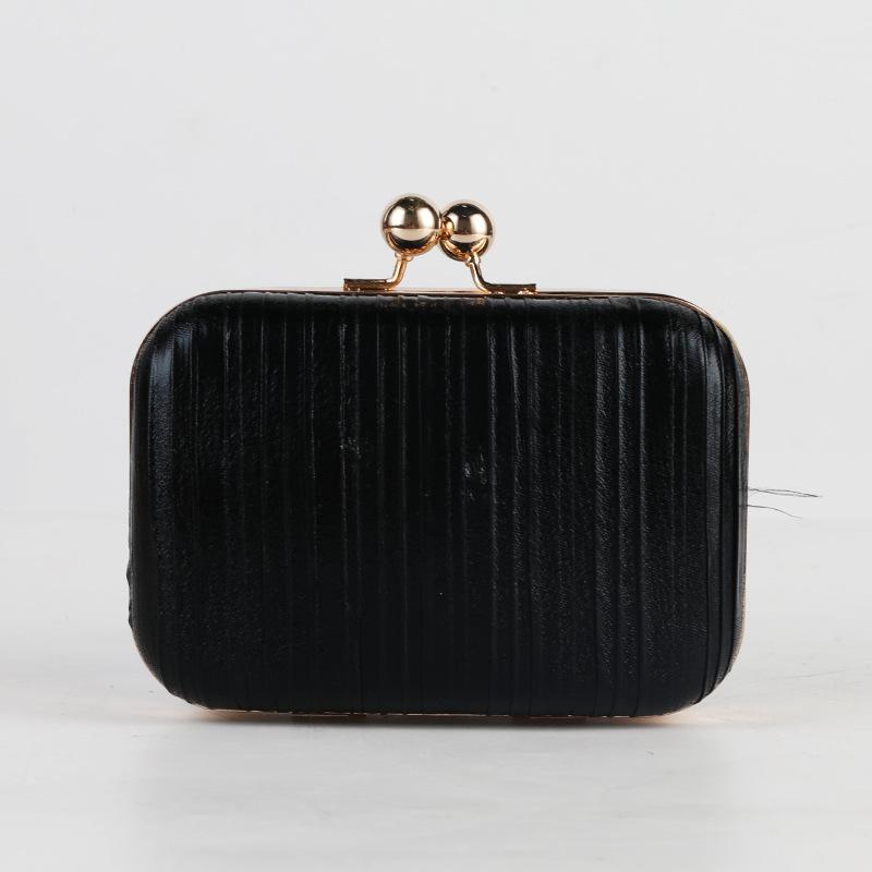 

Purple Handbag Stripes Small Clutch Purse for Women Designer Luxury 2026 Crossbody Shoulder Wallets Evening Weddings Phone Bag чёрный