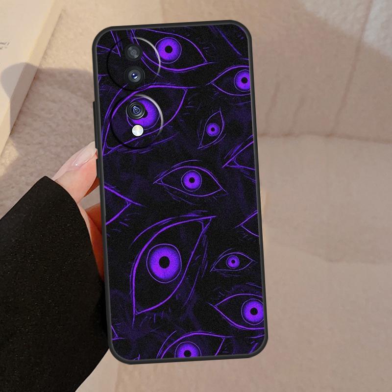 Scary Face Eyes For Honor 90 70 50 Lite Magic 5 Pro 8X 9X Phone Case For Honor X8a X9a X7a X6a X9 X7 X8 X9b