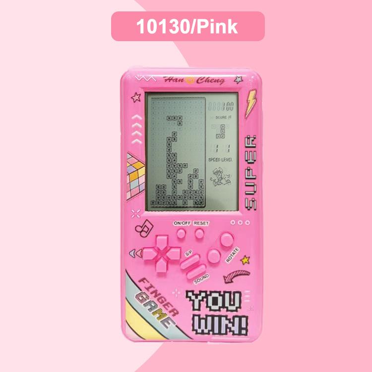 Retro Tetris Handheld Game Console with Large Screen for Kids - Retro 80s/90s Classic Electronic Toy