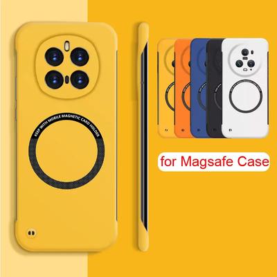 Funda Magnética Magsafe para Teléfono para Honor Magic 7 Pro Cubierta Trasera de PC Duro Sin Marco Fundas de Carga Inalámbrica para Magic 7 Lite 7Pro Capa Cubierta Magsafing