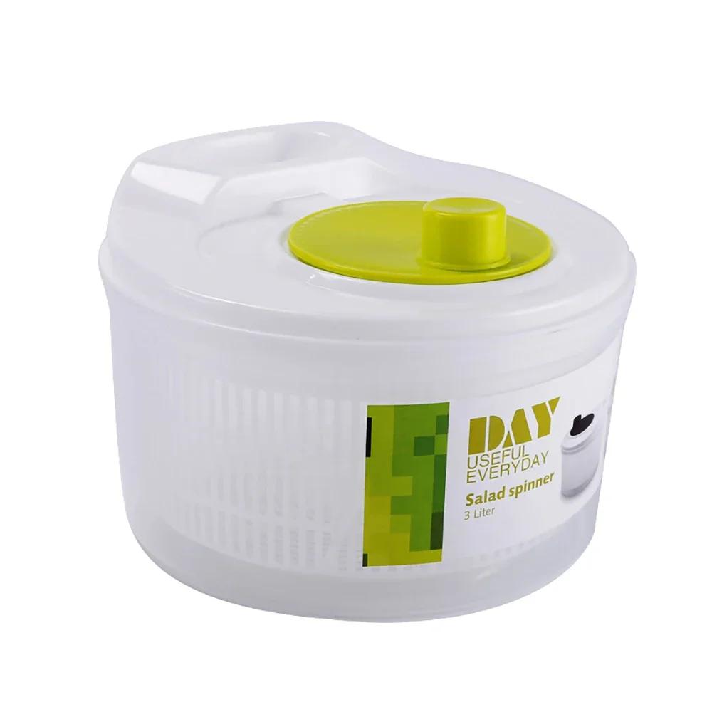 Newest Hot Wash And Spin - Dry Salad Spinner, Large Dryer, New Bowls, Green Vegetable Dehydrator