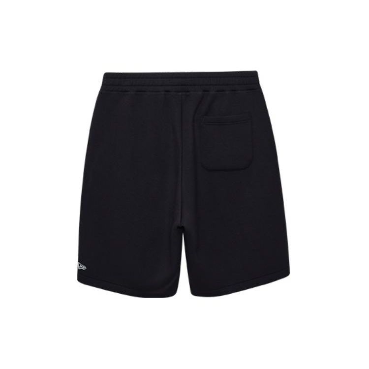 New Era MLB New York Yankees Embroidered Comfortable Letter Solid Color Casual Shorts Unisex shorts Black 14187414