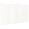 VidaXL Wall-mounted Headboard White 204x3x110 Cm Solid Pine Wood 824929