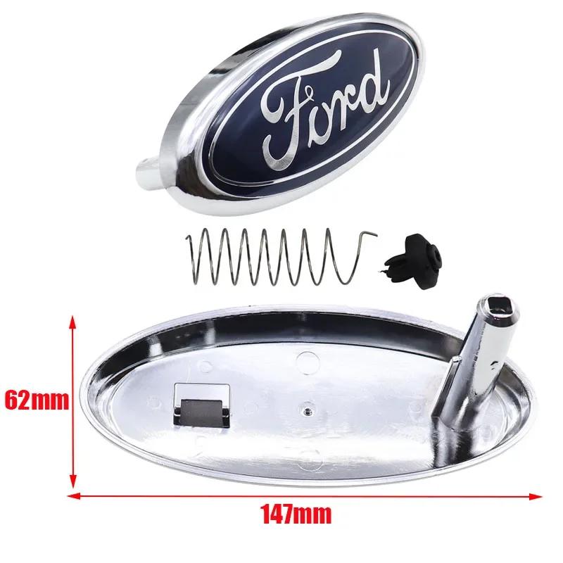 Samolepka na auto 2025 Horká 1ks 3D Ford 147mm 1pin ABS Přední logo auta Přední mřížka Zadní nárazník Zadní dveře kufr Samolepka Znak samolepka