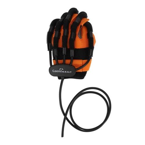 Rehabilitation Robot Gloves, XS/M/L Sizes, Finger Rehabilitation Trainer Replacement Gloves, Resin Fiber Gas Valve Robot Splint Gloves for Stroke, Lef
