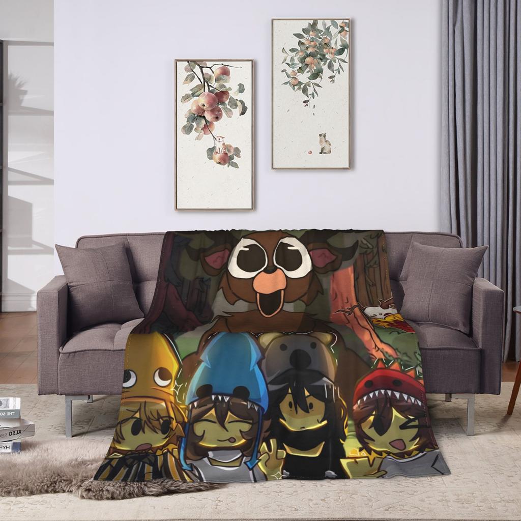 99 Nights in The Forest Blankets Quality Super Warm Bedding Throws Winter Camping Couch Bed Aesthetic Bedspread