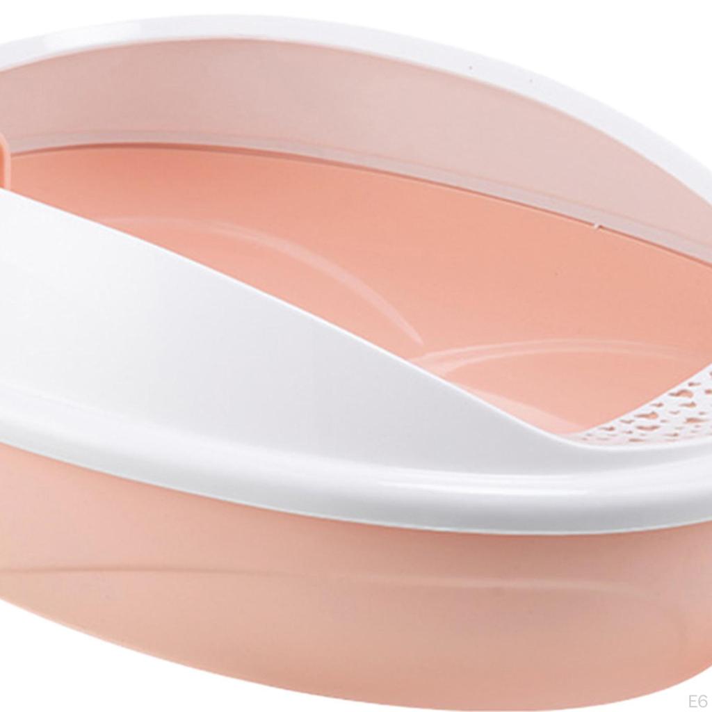Cat Litter Basin, Open Top Pet Tray, Kitten Potty Toilet, Sand Box Bedpan for All