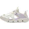 Anta Kids Synthetic Leather Fabric Trendy Comfortable Versatile Outdoor Beach Shoes Kids Sandals White Purple A322426906-5