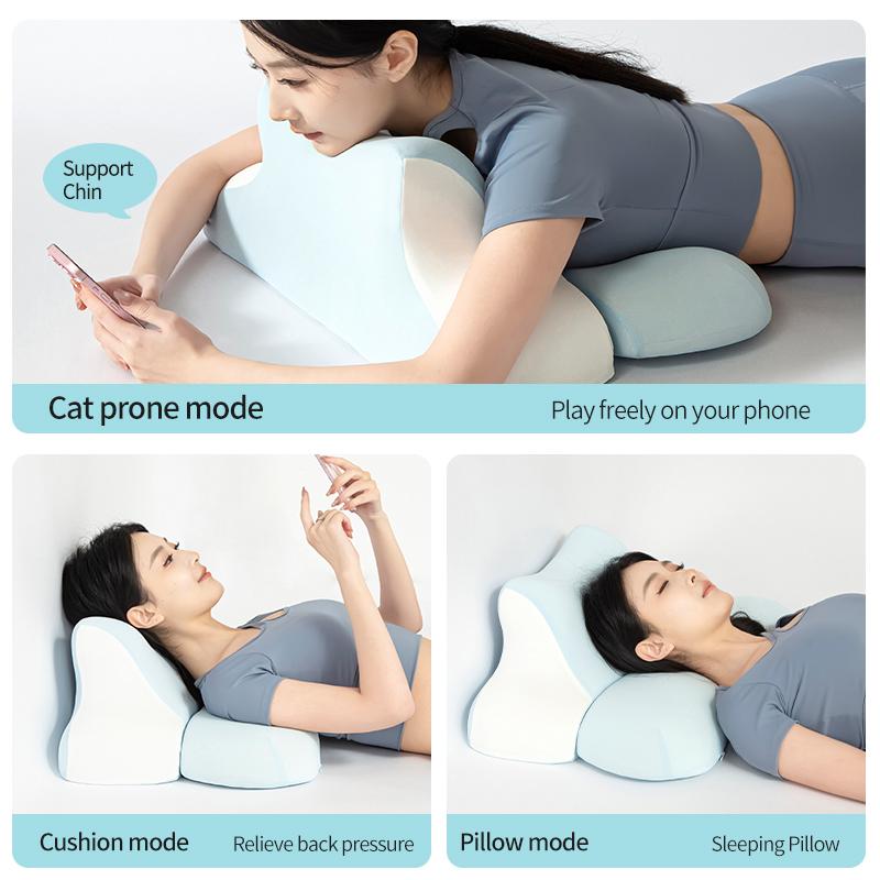 Auf dem Bett liegendes Schlafkissen Auf dem Bett liegendes Artefakt Multifunktionales Liegekissen in Bauchlage Liegekissen Liegen Schlafkissen