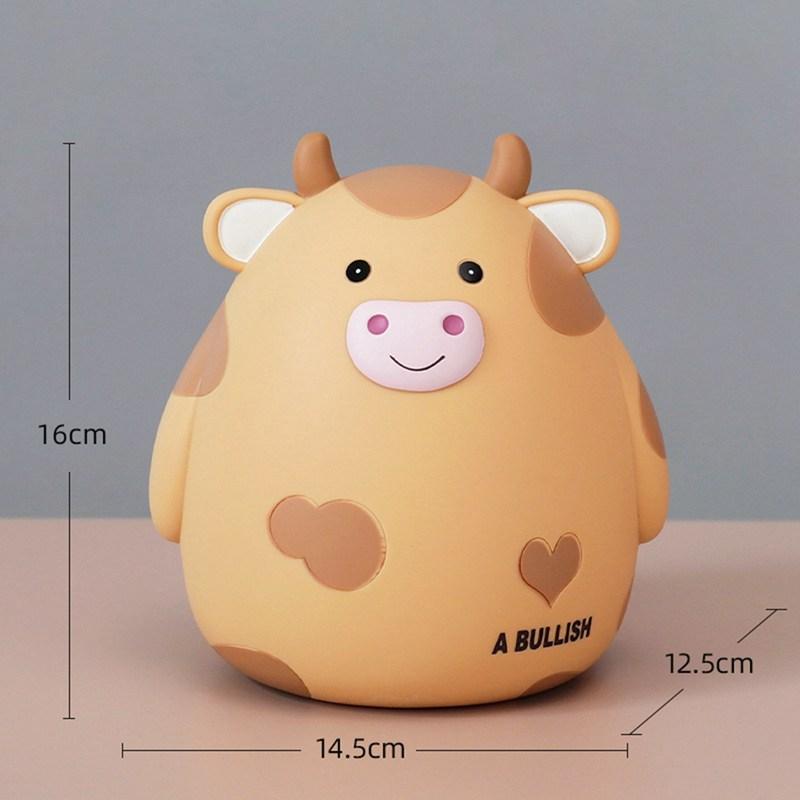 Cute Cartoon Cow Piggy Bank Home Decoration Can Save Take Piggy Bank Gift
