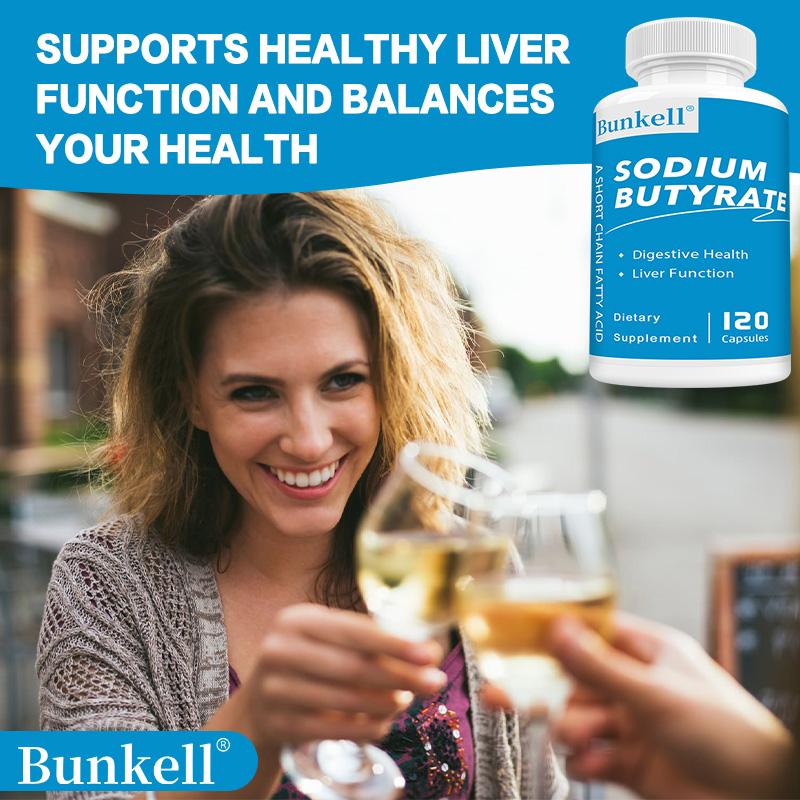 Sodium Butyrate Capsules - Non-GMO-120 Capsules