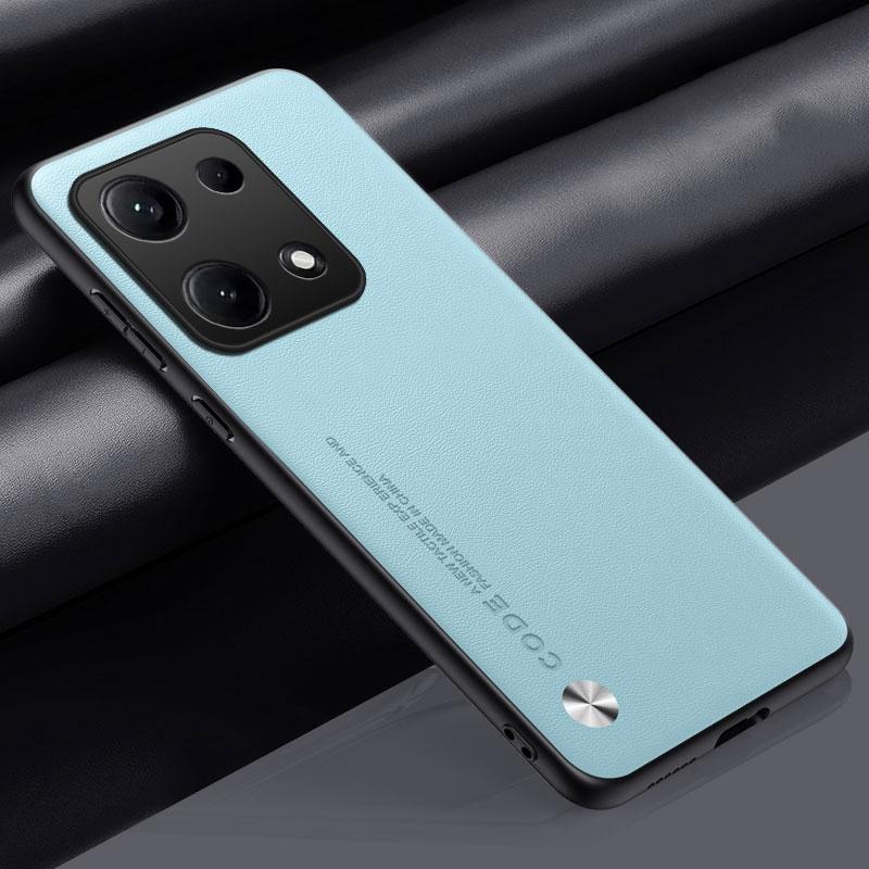 Luxuriöse PU-Lederhülle für Xiaomi Redmi Note 14S 4G Rückseite Silikon Stoßfest Vollschutz Handyhülle für Redmi Note14S