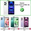 Case and Neck Strap for Xiaomi REDMI NOTE 12 PRO PLUS 5G - Transparent Soft TPU Black Adjustable Cord Phonillico®