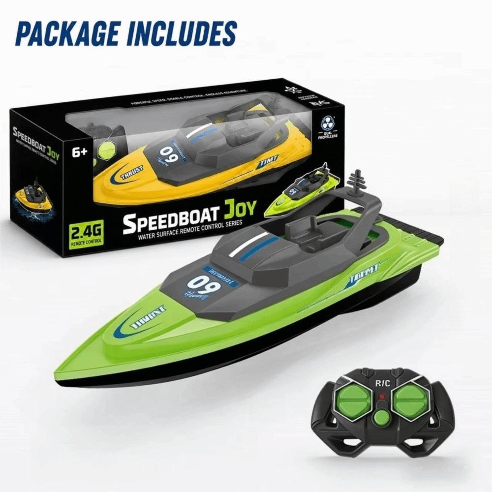 Dual Motor Remote Control Boat Waterproof Racing Boat Waterproof Toy Electric Speedboat Lake
