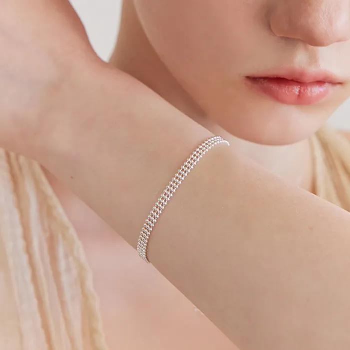 _Trio ball chain bracelet