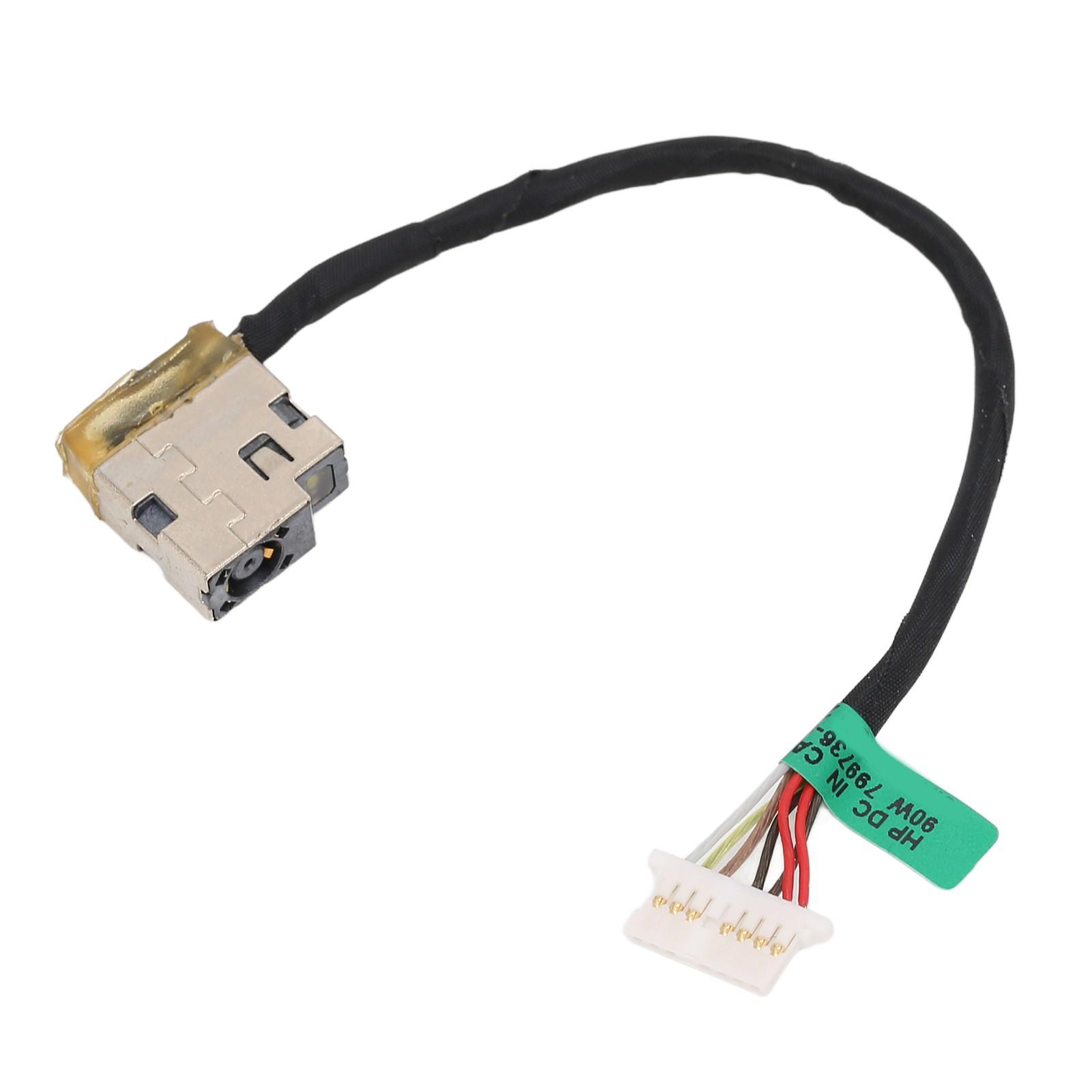 

Замена кабеля разъема питания постоянного тока Практичный портативный металлический разъем питания постоянного тока для HP 15‑AF