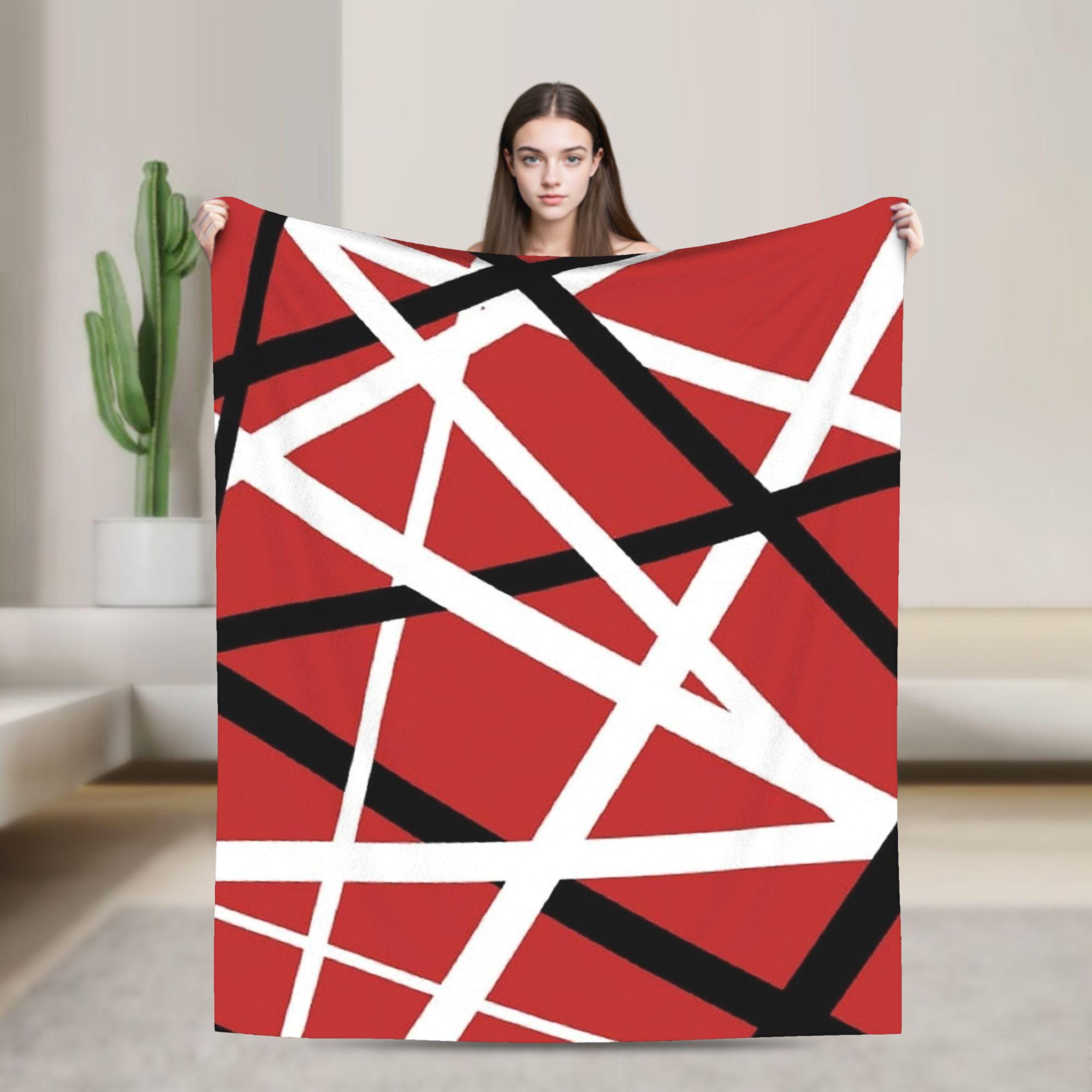 Van Halen Art Blanket Winter Warm Comfy Throw Blanket For Boy Girl Bedroom Flannel Bedspread Bed Cover 75x90cm