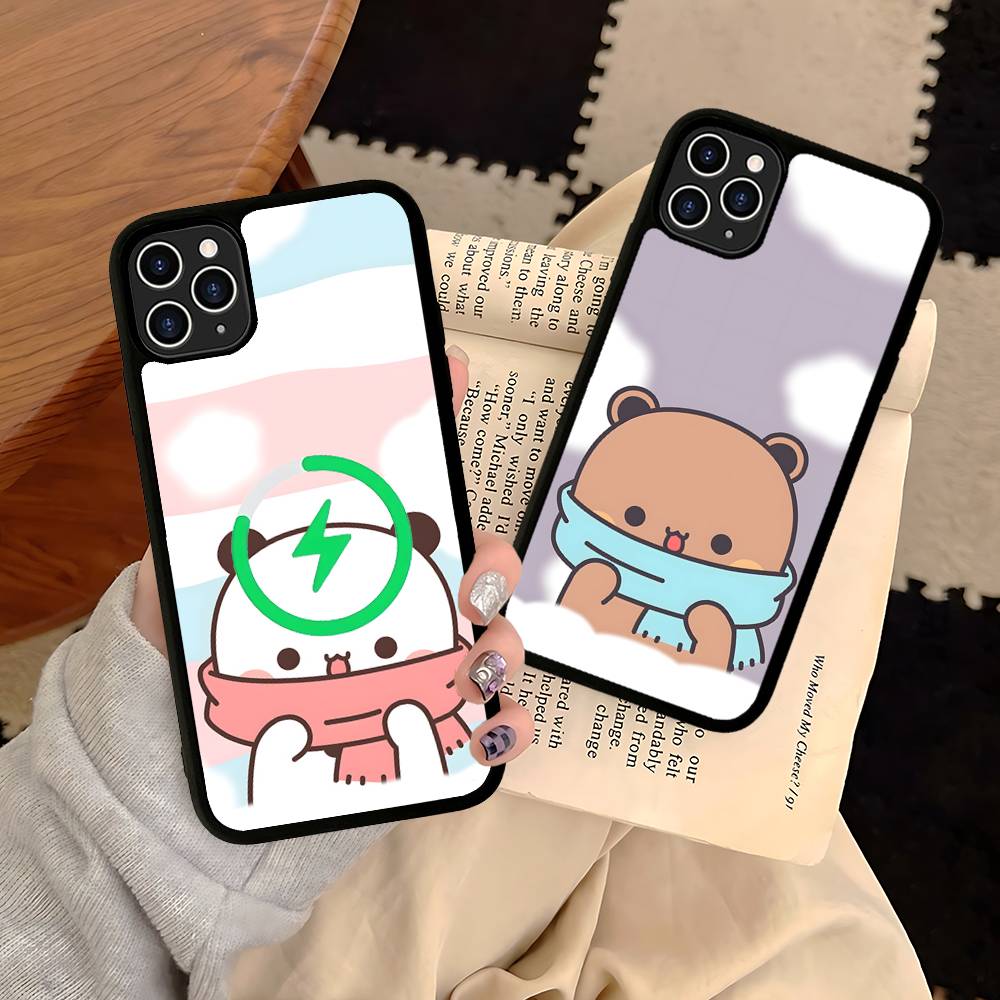 BUBU DUDU Cartoon Magnetic Matte Phone Case For IPhone 16 17 15 14 13 12 11 For Magsafe Wireless Charge Cover